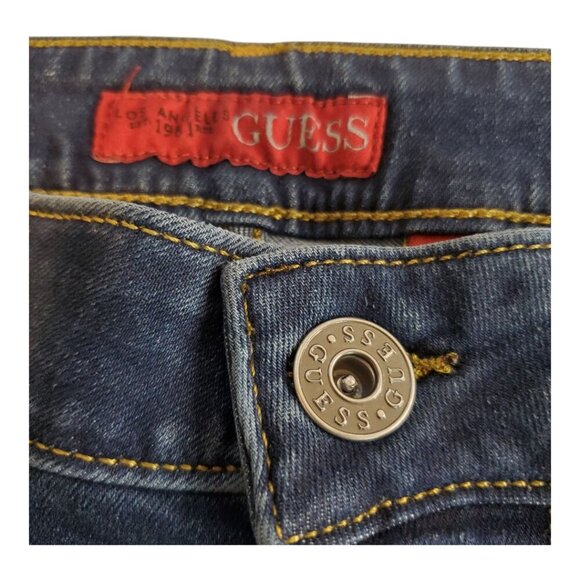 NWT GUESS SZ 38 x 30 Men's Vermont Slim Straight Distressed Stretch Jeans - Picture 8 of 16